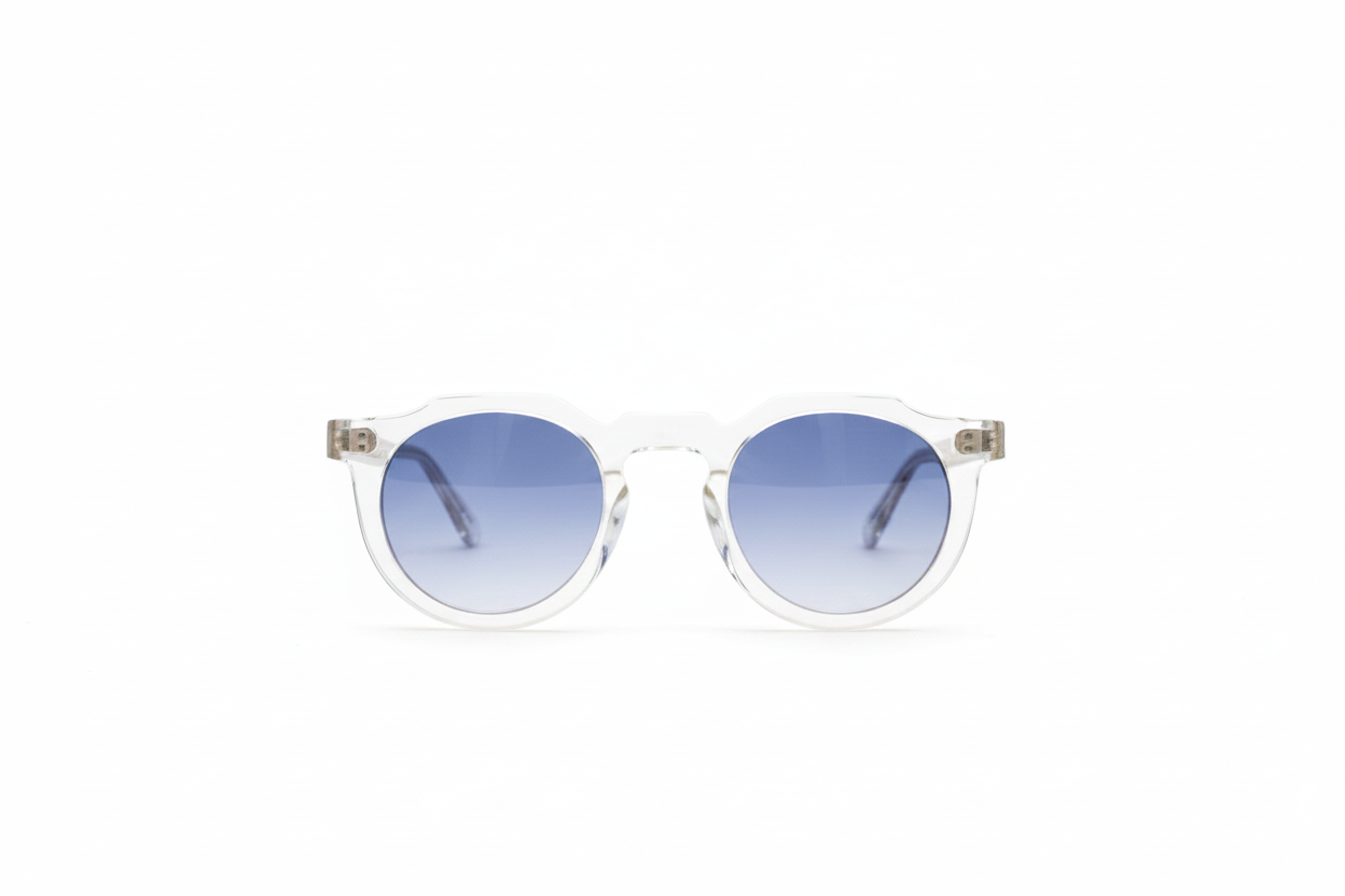 Crystal Clear Round — Front Pure White