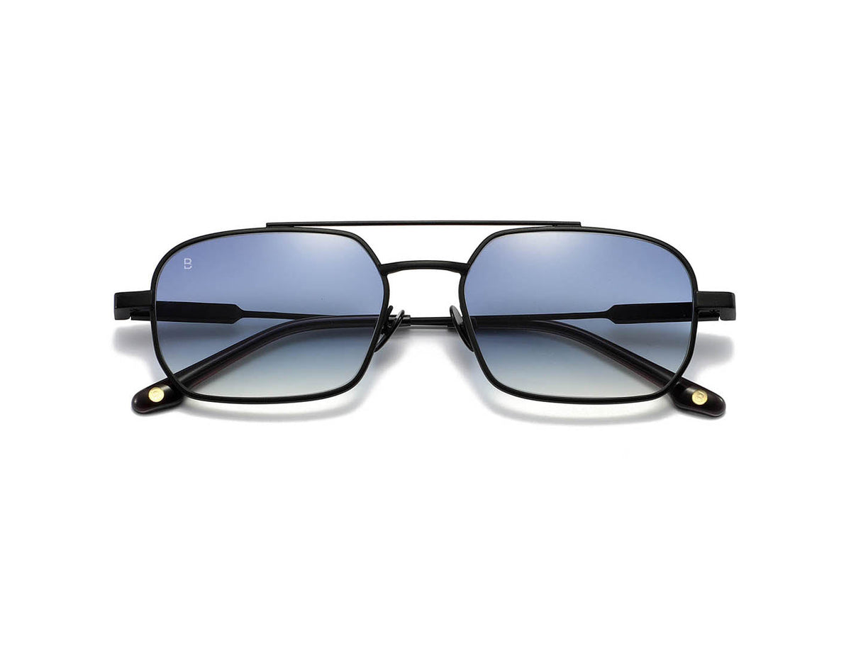 PHENIX SUN NOIR/VERRE BLEU