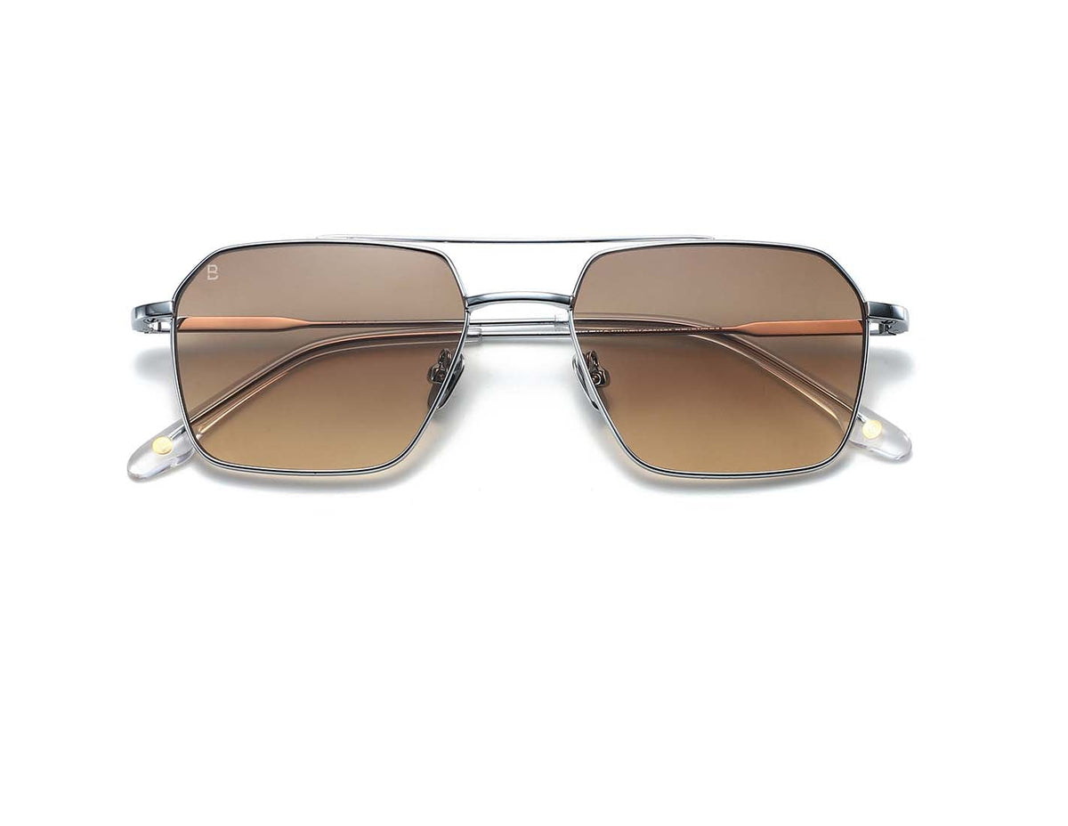 SLIDE SOLAIRE SIVER/VERRE MARRON