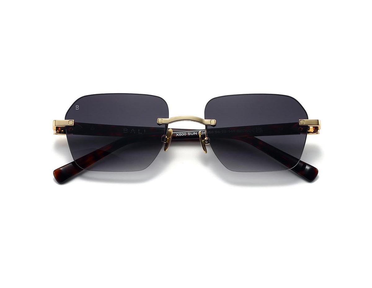 X500 SOLAIRE ECAILLE GOLD/VERRE GRIS